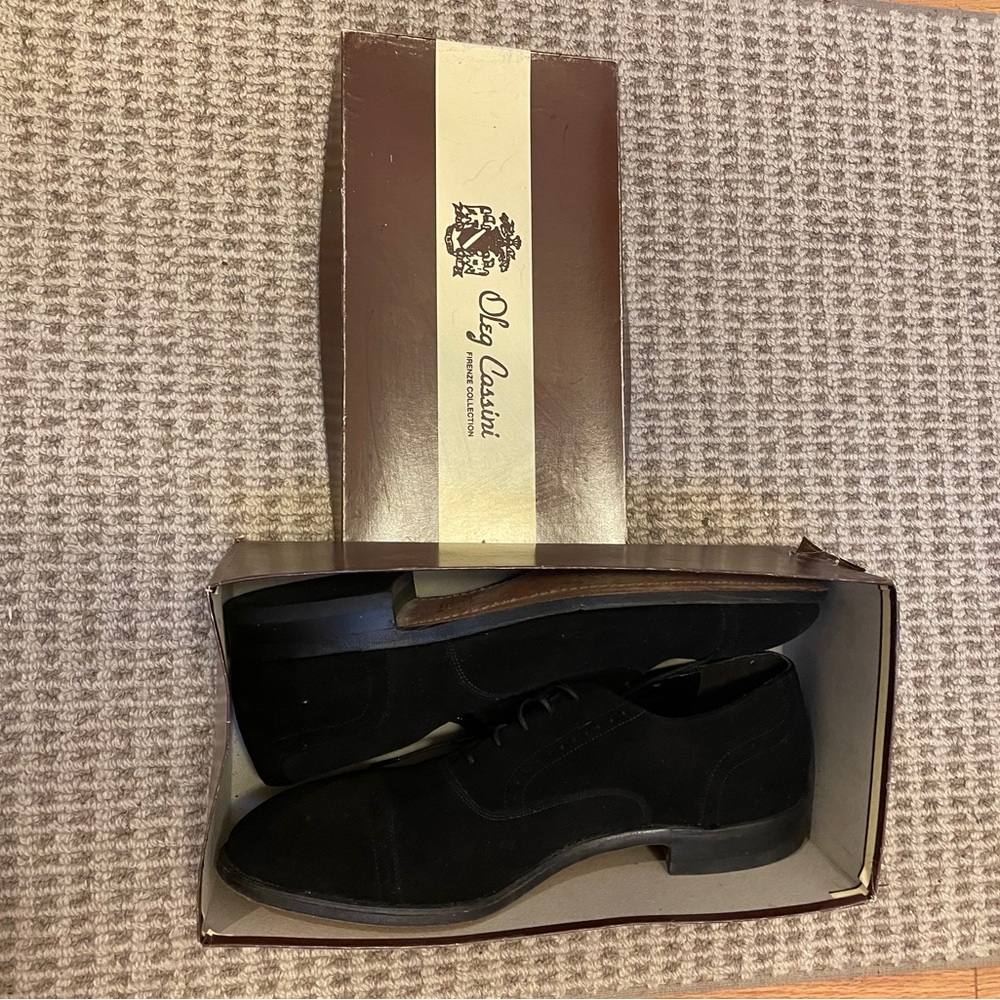 Men’s Black Suede dress shoes